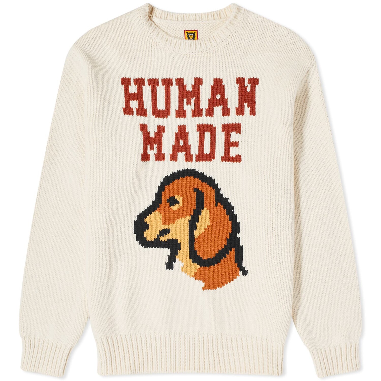 

Свитер Human Made Dachs Knit, белый