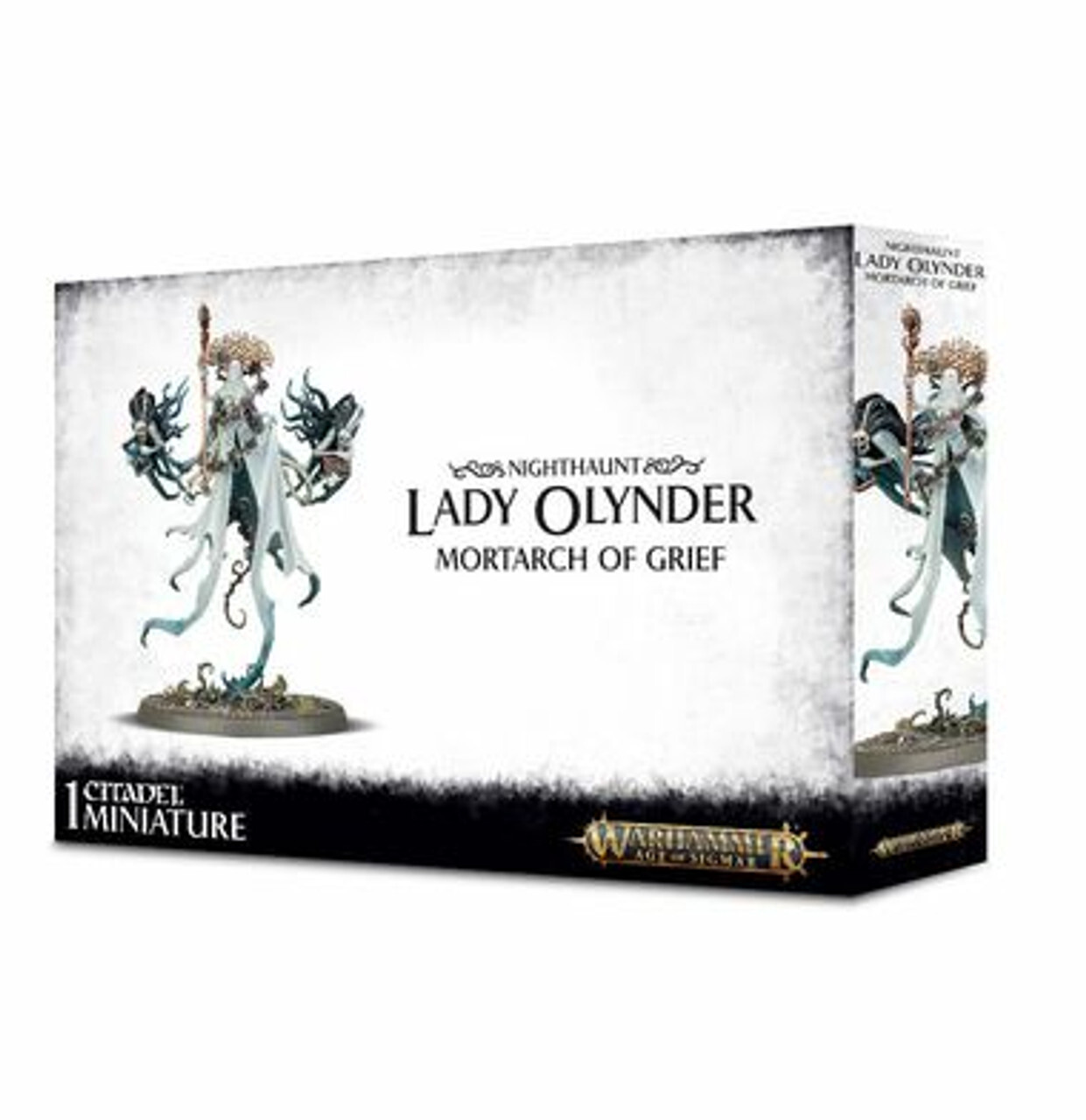 

Миниатюра Warhammer Age of Sigmar: Nighthaunt - Lady Olynder, Mortarch of Grief