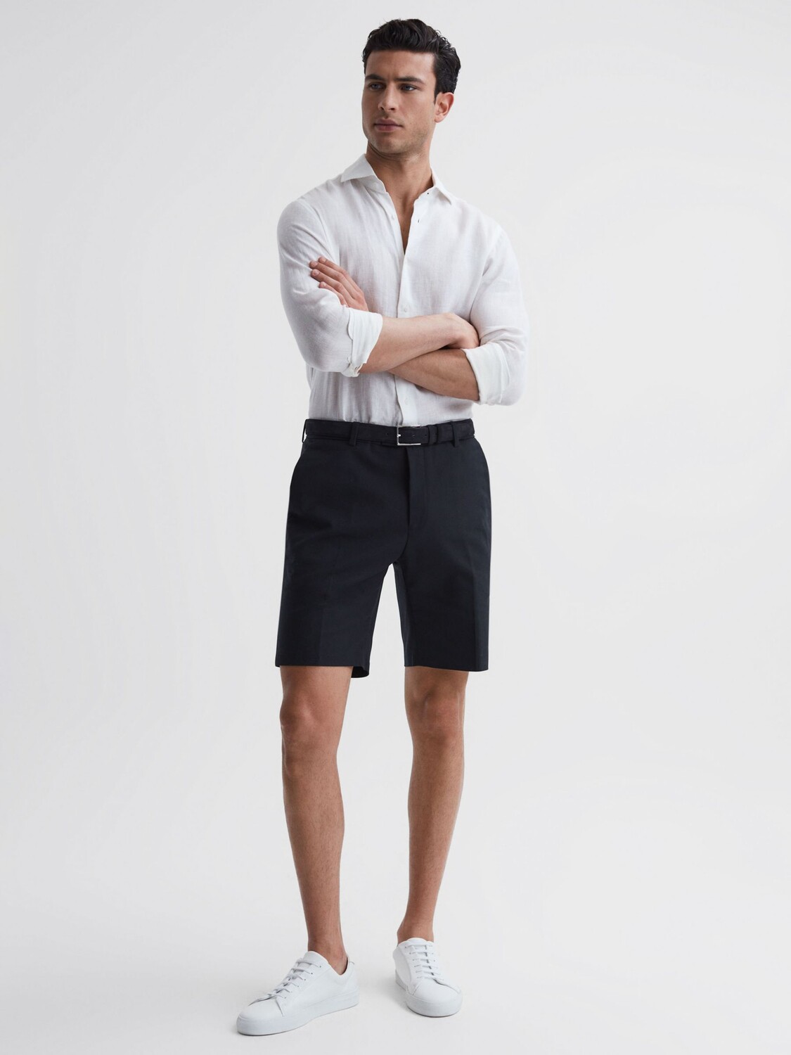 

Повседневные шорты чинос Reiss Southbury, темно-синие