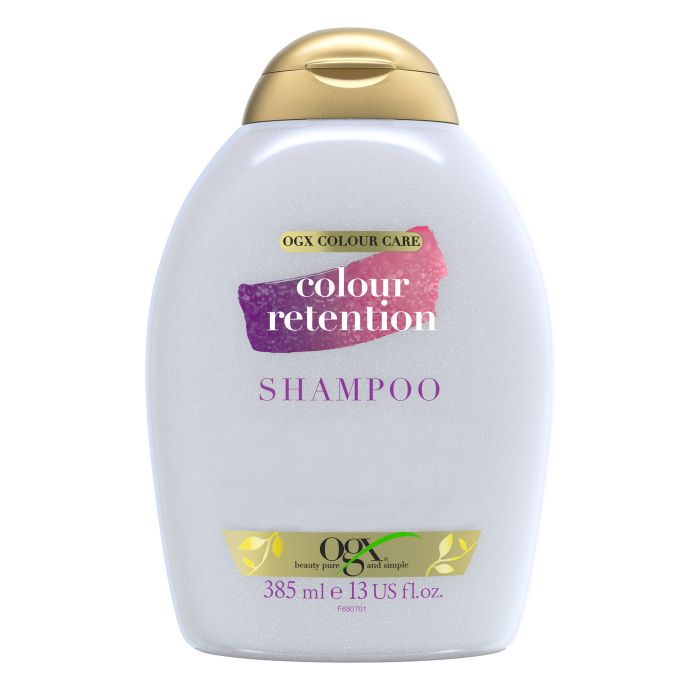 Шампунь Colour Care Champú Retención de Color para Cabellos Teñidos Ogx, 385 ml шампунь сохраняющий цвет и блеск окрашенных волос care color