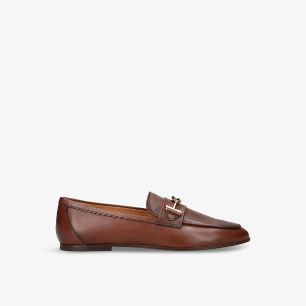 

Кожаные мокасины Cuoio 79a с цепочкой Tods, коричневый