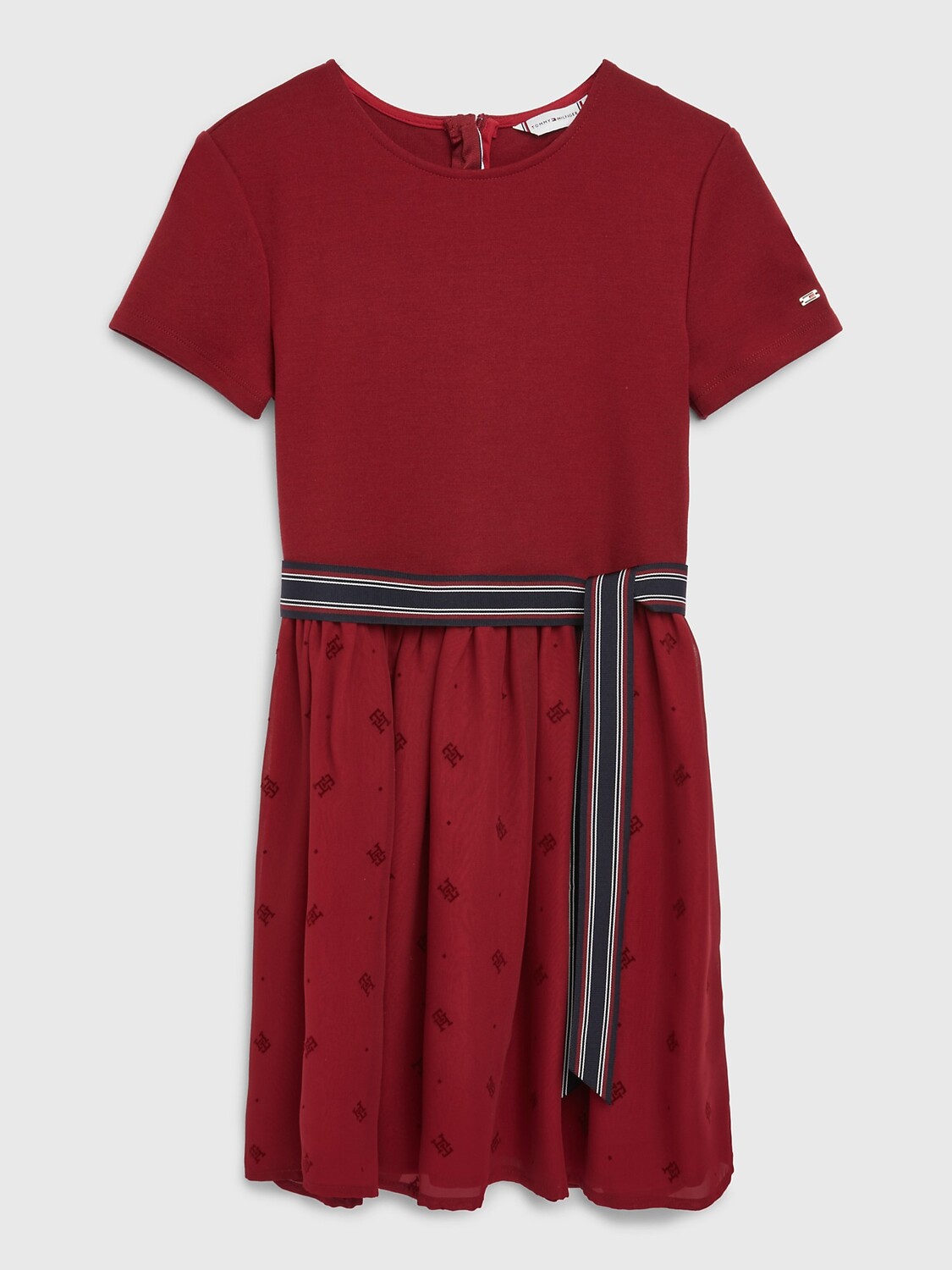 

Платье kids' th с монограммой Tommy Hilfiger, руж