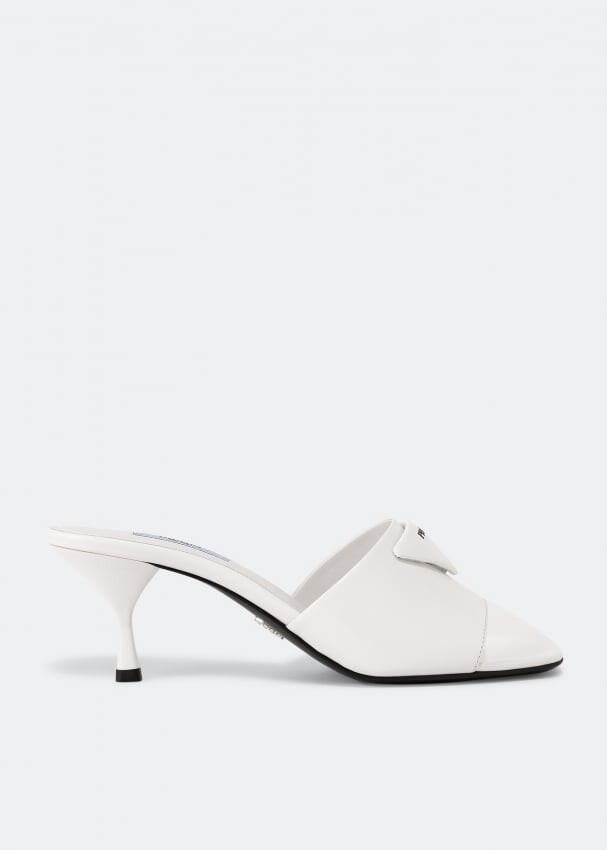 

Мюли PRADA Open-toe mules, белый