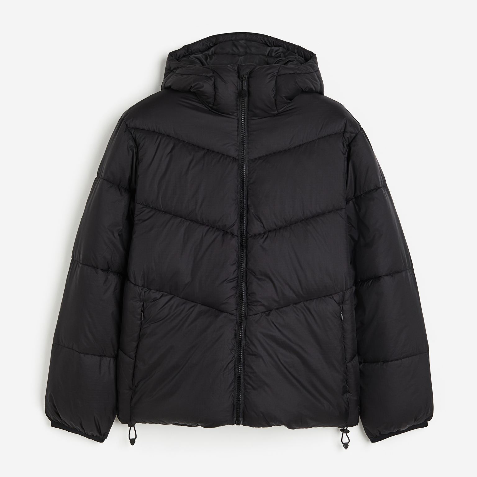 Куртка-пуховик H&M Water-repellent, черный
