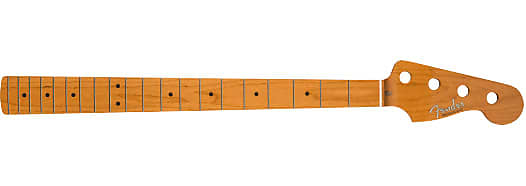 цена Гриф Fender из жареного клена Vintera '50's Precision Bass, 20 винтажных ладов, форма 7,25, C Fender Roasted Vintera '50's Precision Bass Neck, 20 Frets, 7.25, C Shape