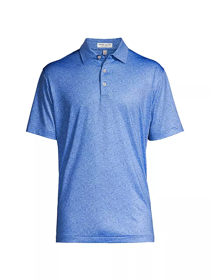 

Рубашка-поло с графическим рисунком Crown Sport Good Boy Peter Millar, синий