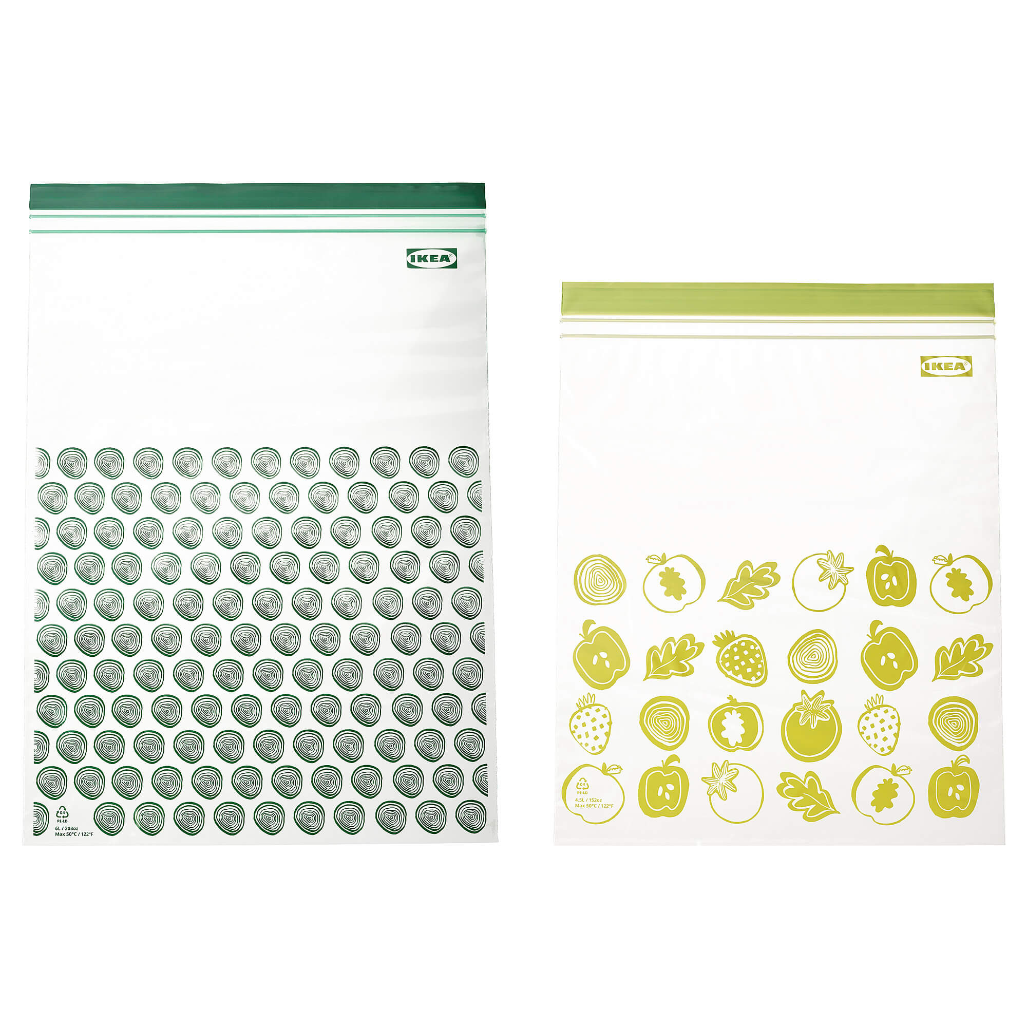 Многоразовый пакет Ikea Istad, зеленый цена и фото