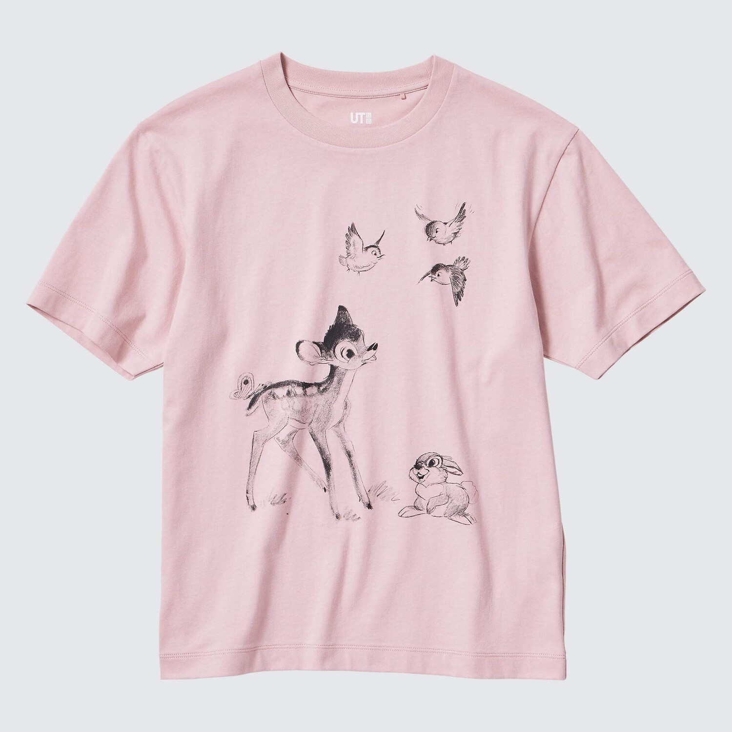 

Футболка Uniqlo Disney Sketchbook UT Graphic, розовый