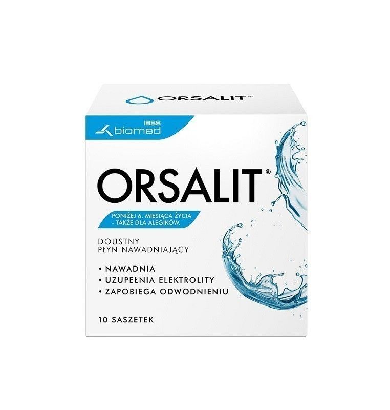 цена Orsalit пакетики с электролитами, 10 шт.