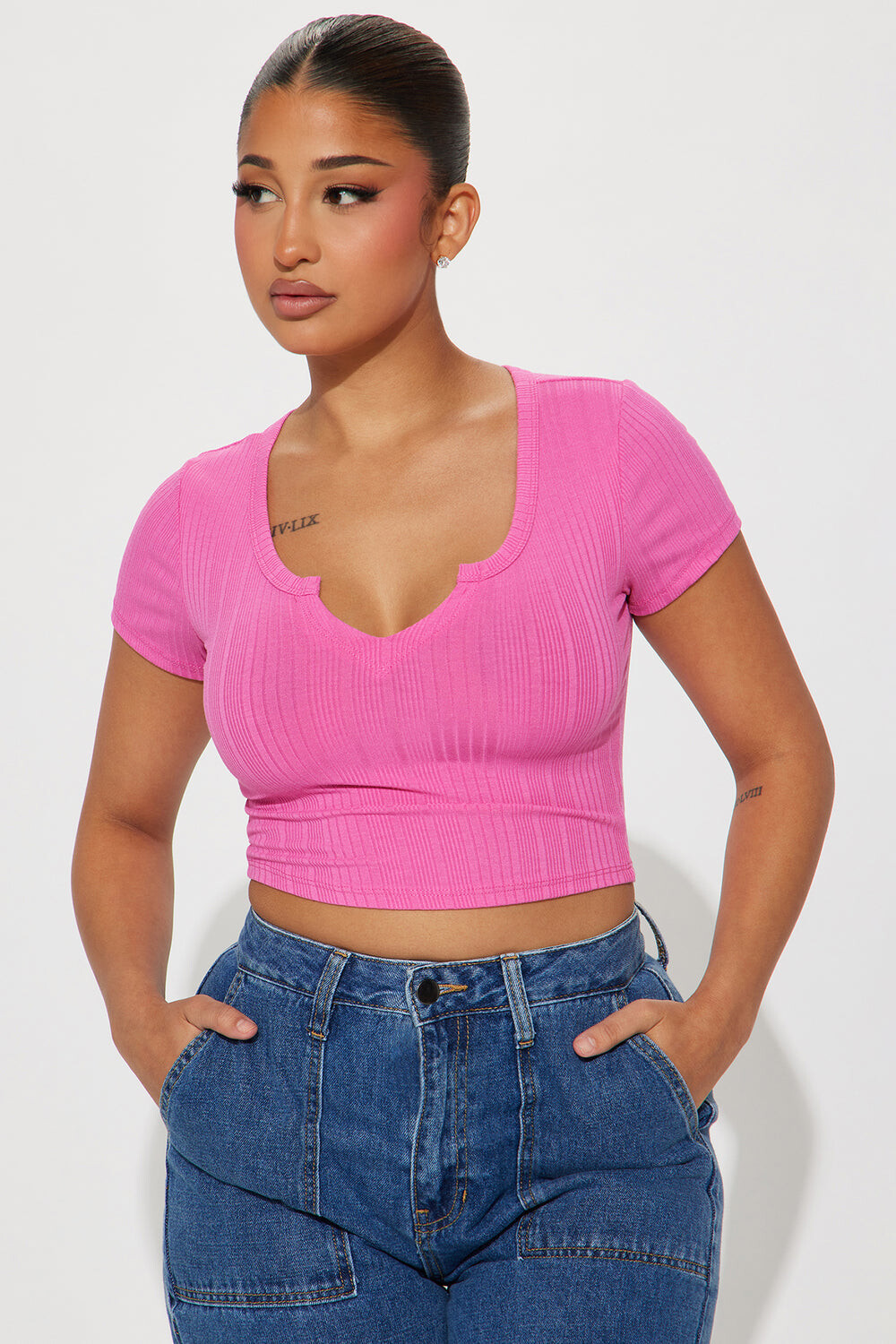 

Топ Fashion Nova HT12261, фуксия
