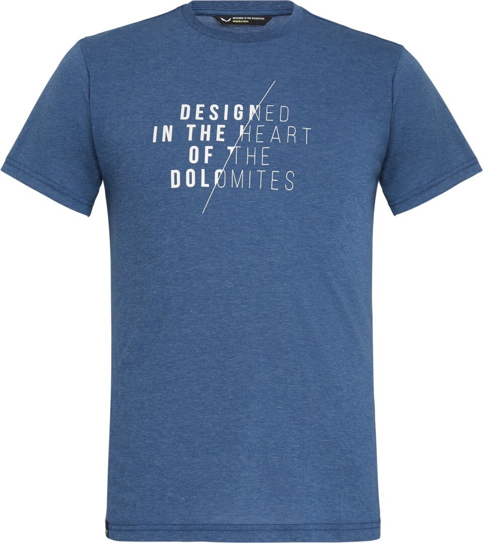 

Футболка Salewa Slash Dri-Rel SS Tee, темно-синий