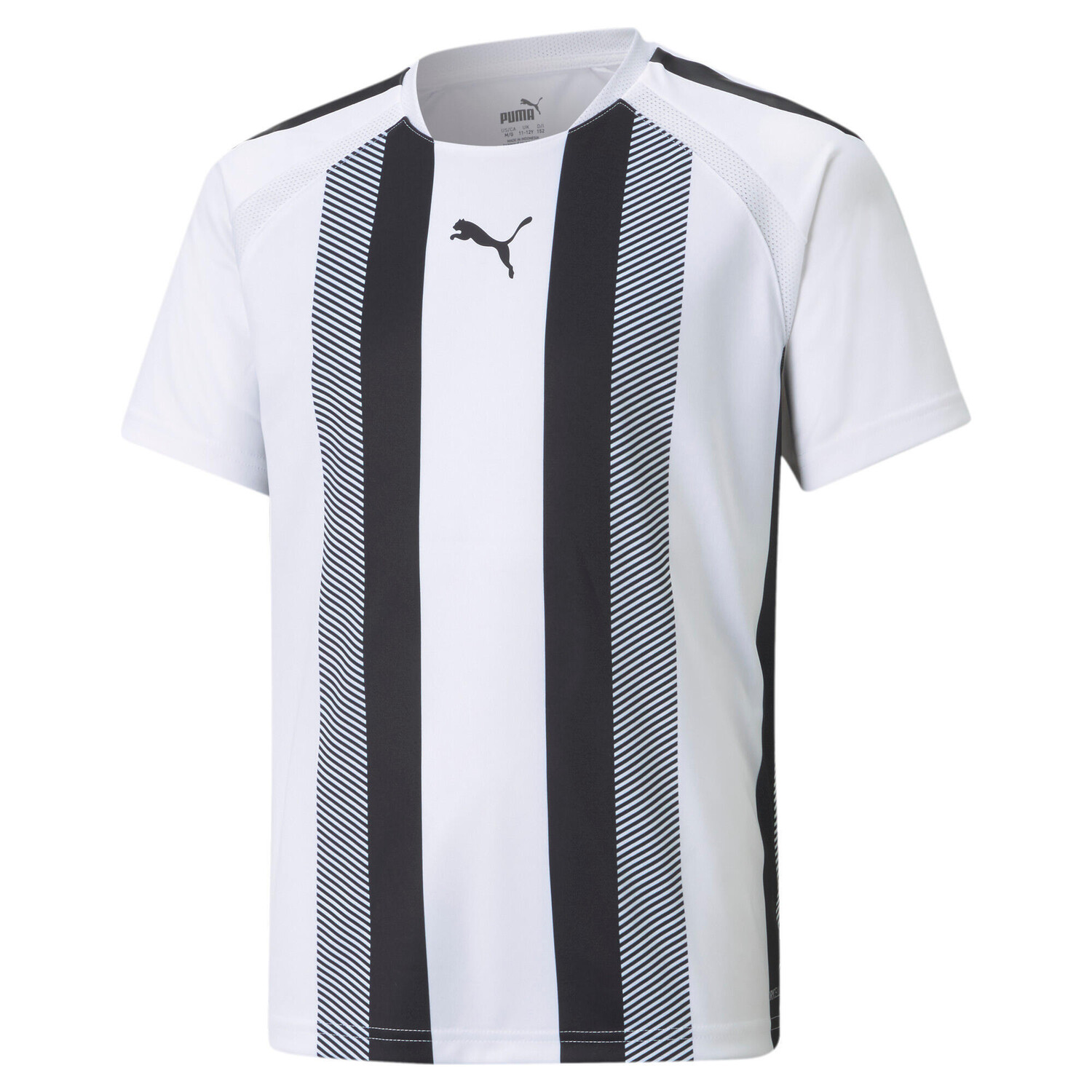 

Детская футболка Puma Team Liga Striped, белый/черный