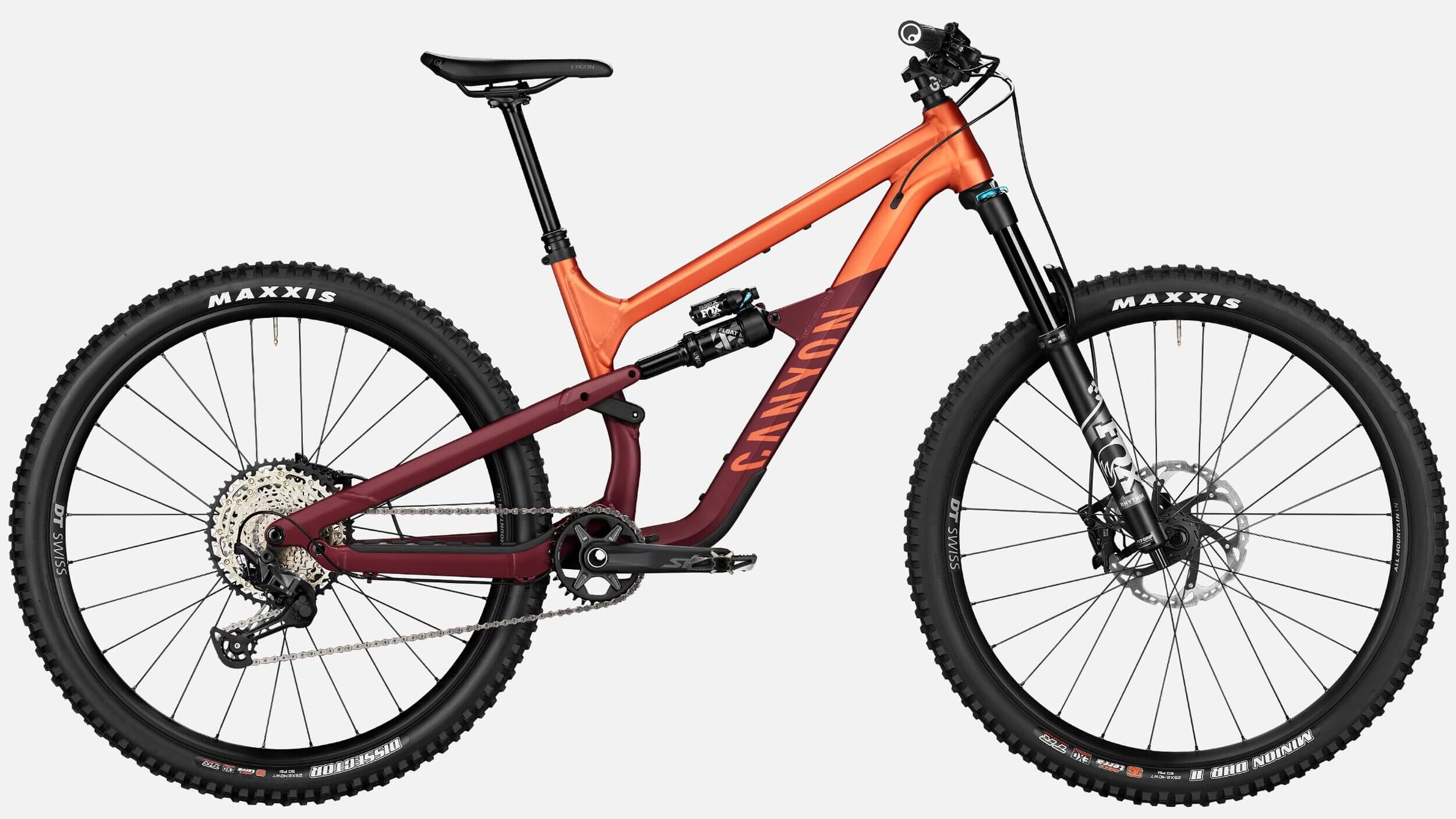 Горный велосипед Canyon Spectral 125 AL 6, оранжевый/бордовый