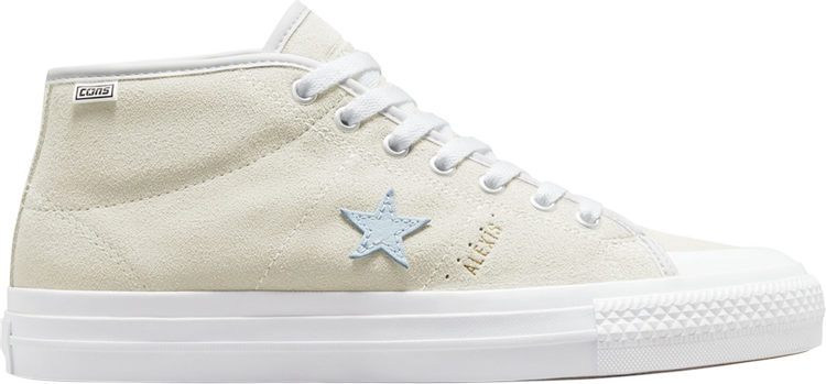 Converse Alexis Sablone x One Star Cons Pro Mid Vintage White