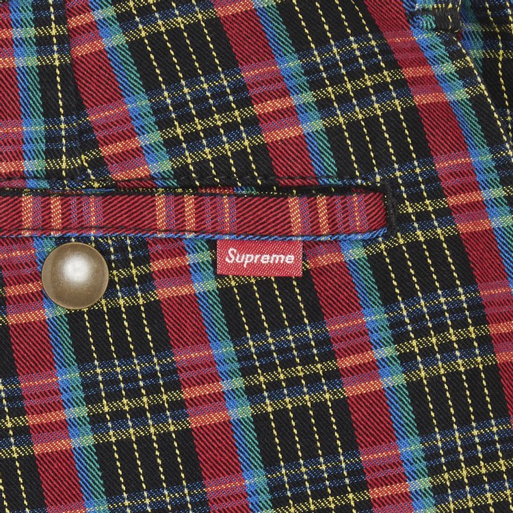 Заказать Брюки Supreme Work Pant 'Red Plaid', красный – цены