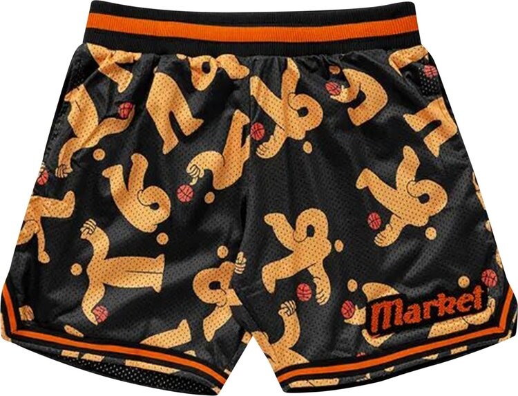 

Шорты Market Morning Pick Up Mesh Basketball Shorts 'Black', черный