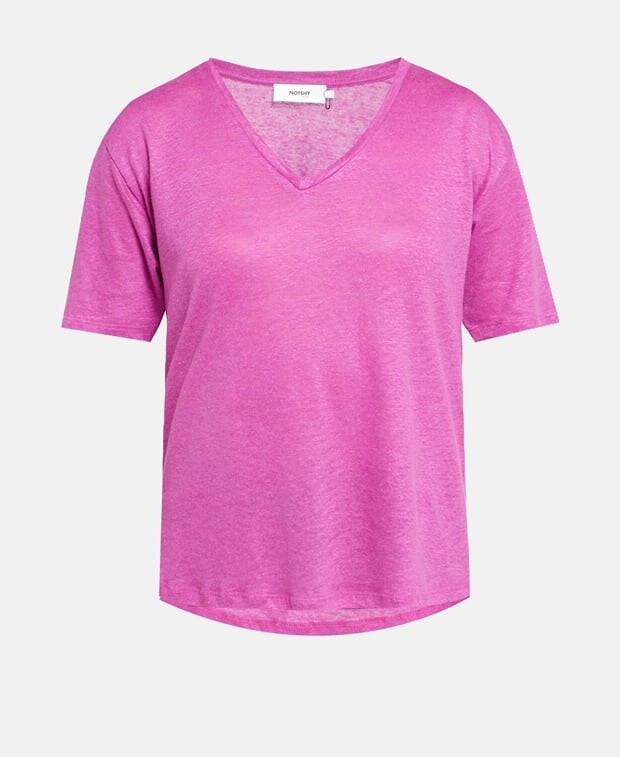 

Льняной лонгслив Notshy Cashmere, фиолетовый