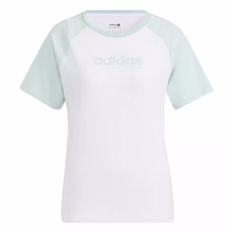 

Футболка Adidas Casual Sports Short Sleeve, белый/светло-зеленый