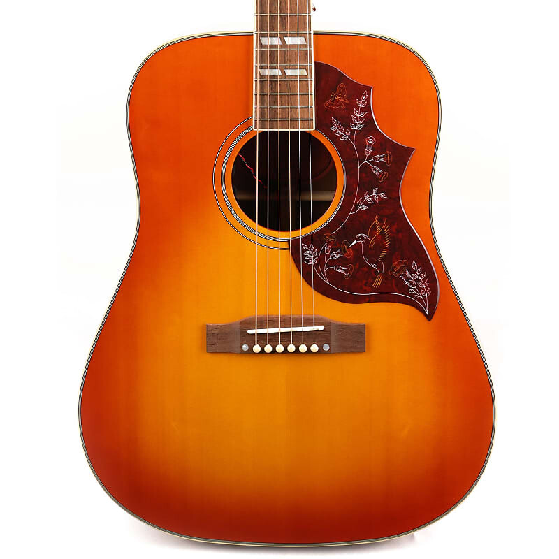 

Epiphone вдохновлен Gibson Hummingbird Acoustic-Electric Aged Cherry Sunburst Gloss Epiphone Inspired by Gibson Hummingbird -Electric Gloss