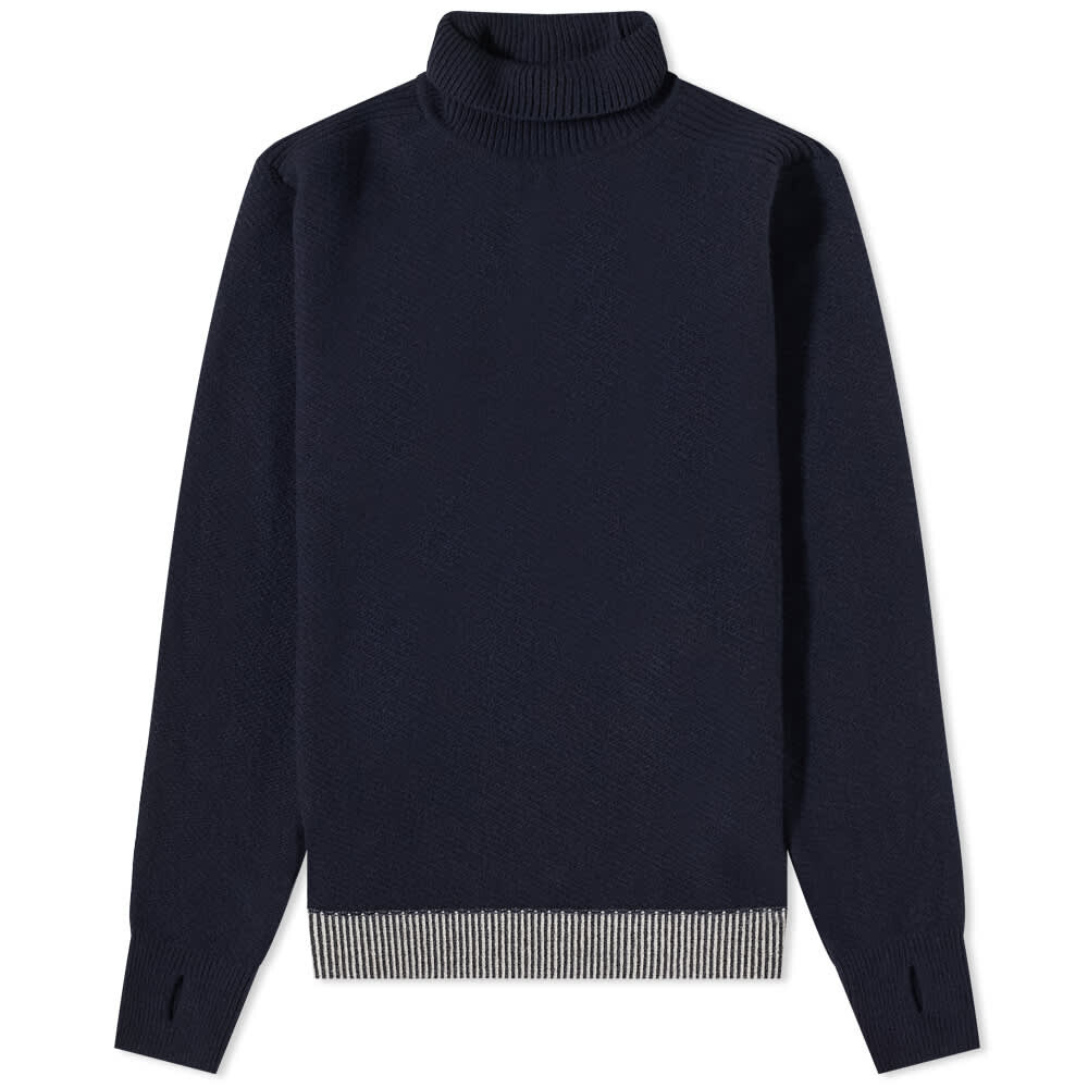 

Джемпер Oliver Spencer Talbot Contrast Hem Roll Neck Knit