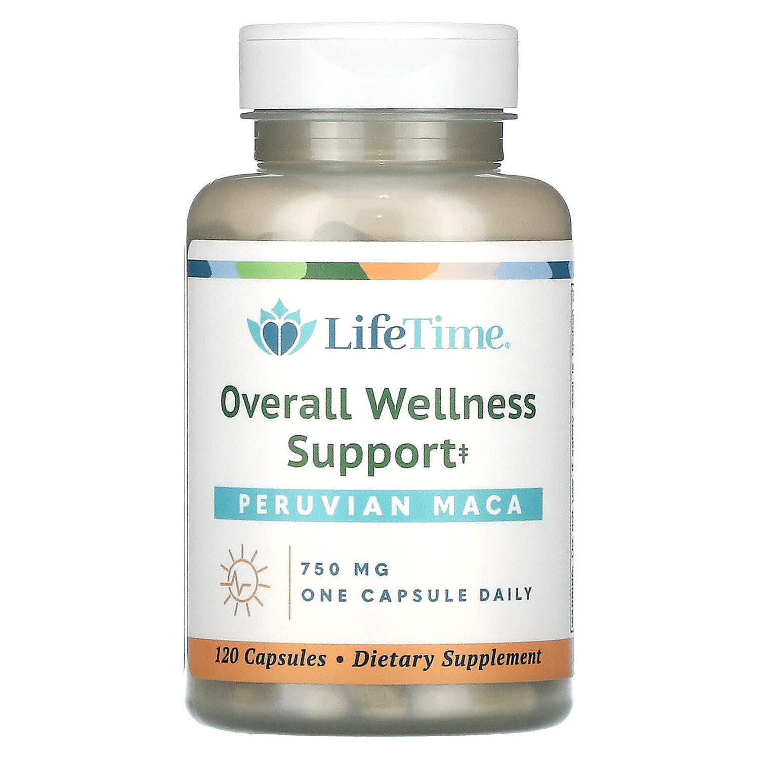 

Перуанская мака, 750 мг, 120 капсул, LifeTime Vitamins