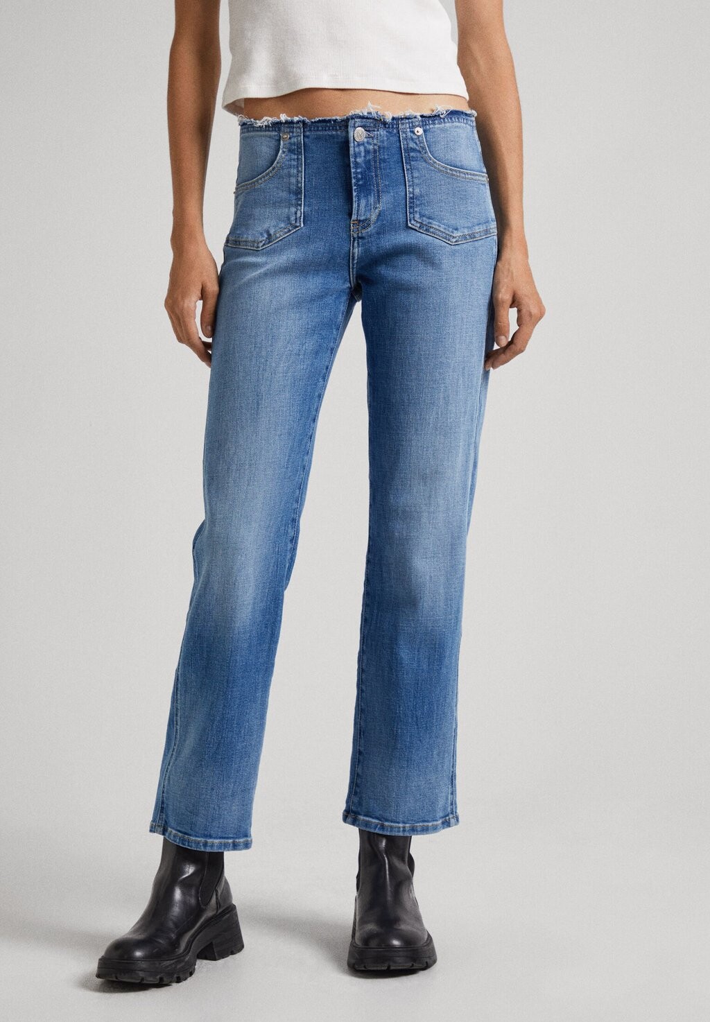 

Джинсы-сигареты Alex Noughtiesepe Je Pepe Jeans, цвет denim