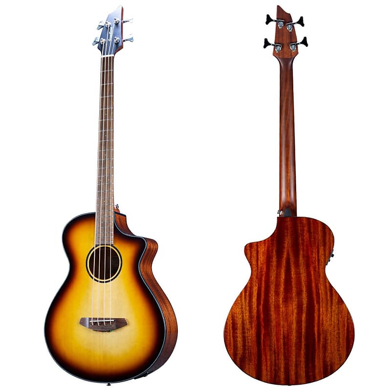Breedlove Discovery S Concert Edgeburst CE Sitka Acoustic Electric Bass Guitar Discovery S Concert CE Sitka Acoustic Electric Bass Guitar
