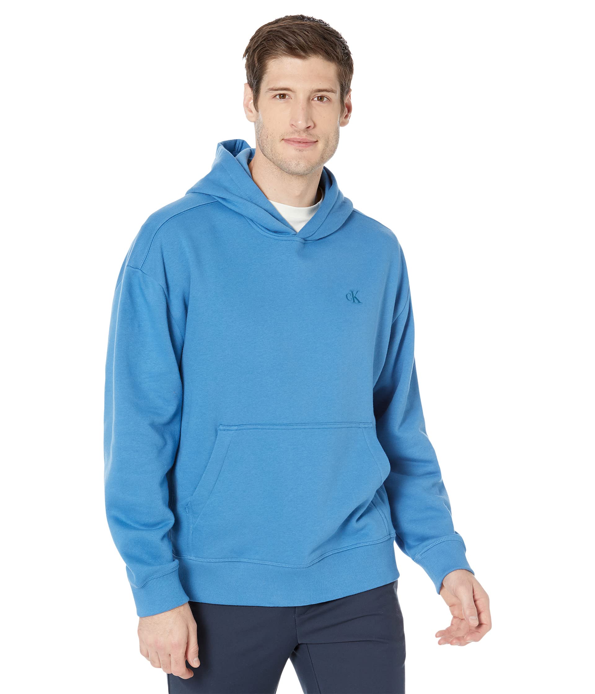 Худи Calvin Klein, Long Sleeve Archive Logo Fleece Pullover Hoodie