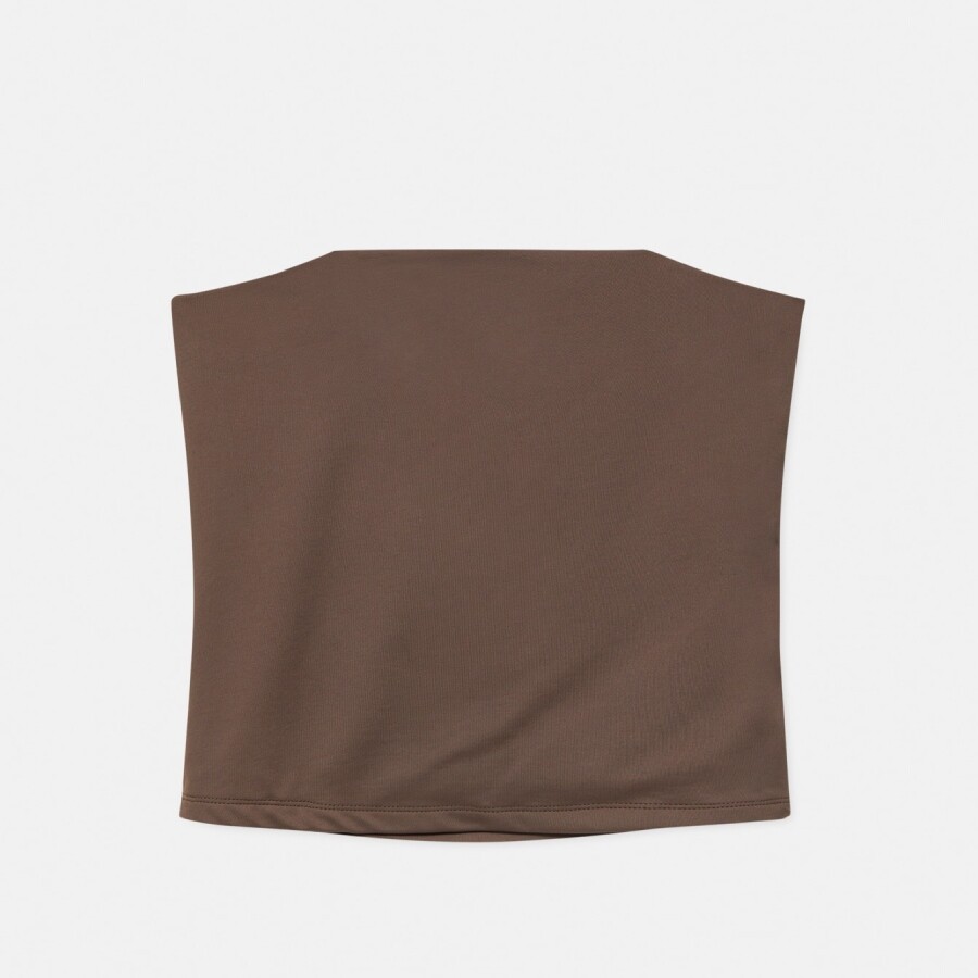 

Топ Pull&Bear Bandeau, коричневый