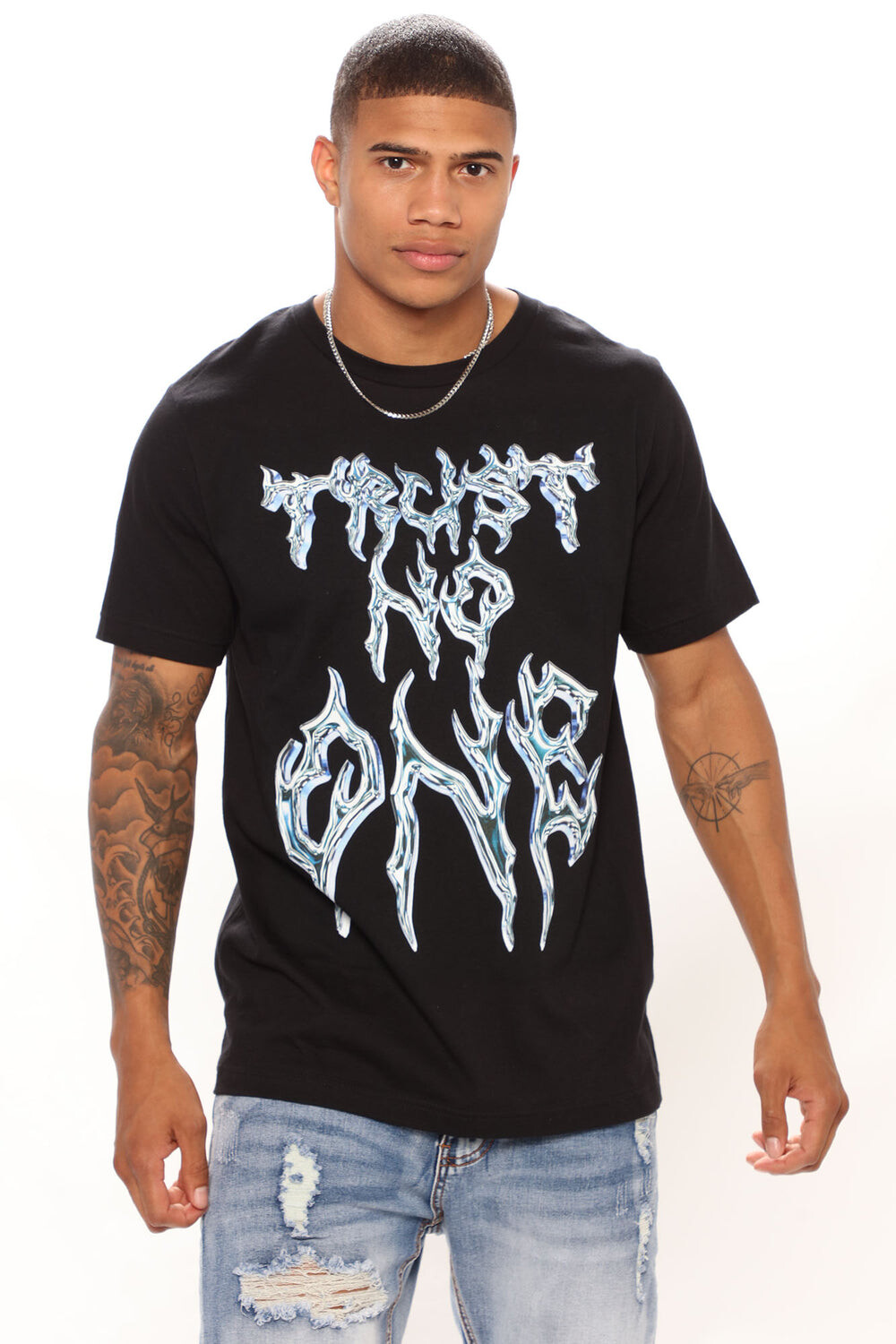 

Футболка Fashion Nova FNP1065TRUST, черный