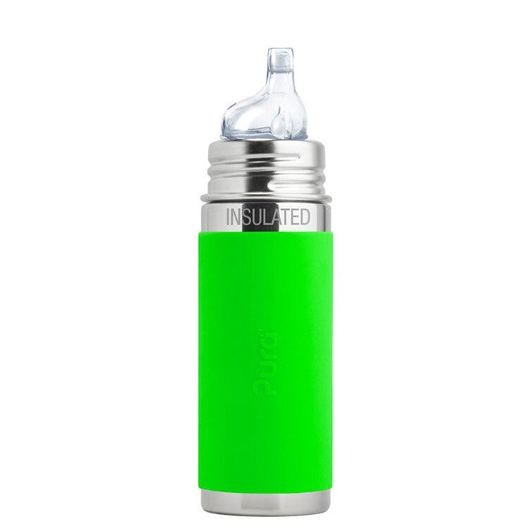 Термобутылка с носиком-непроливайкой Pura 260 мл, зеленый термобутылка с носиком непроливайкой pura 260 мл синий