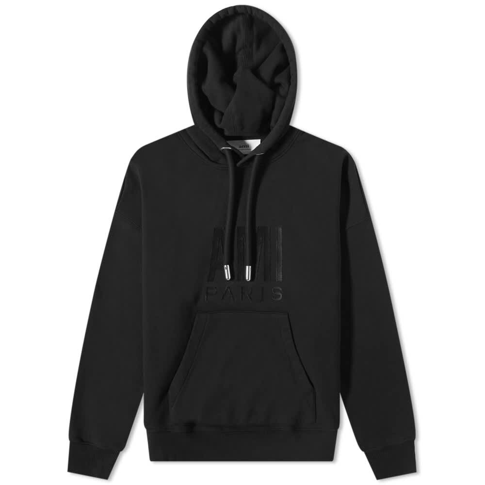 

Толстовка AMI Paris Popover Hoody, Черный