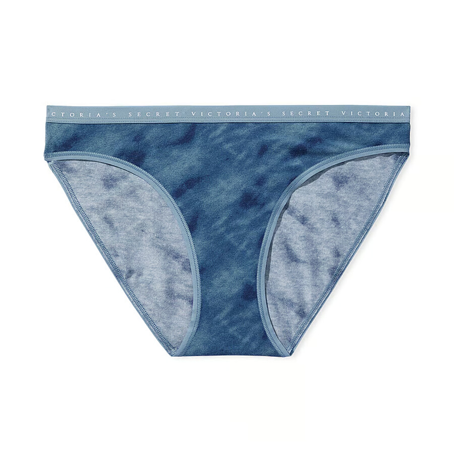 

Трусики Victoria's Secret Stretch Cotton Bikini Classic, синий/шибори