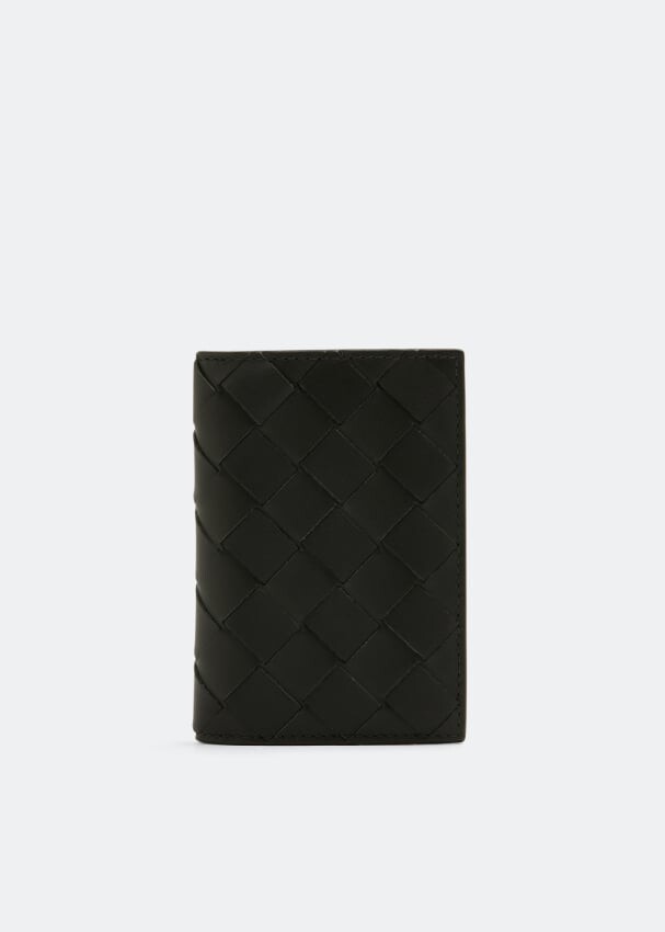 

Картхолдер BOTTEGA VENETA Flap card case, зеленый