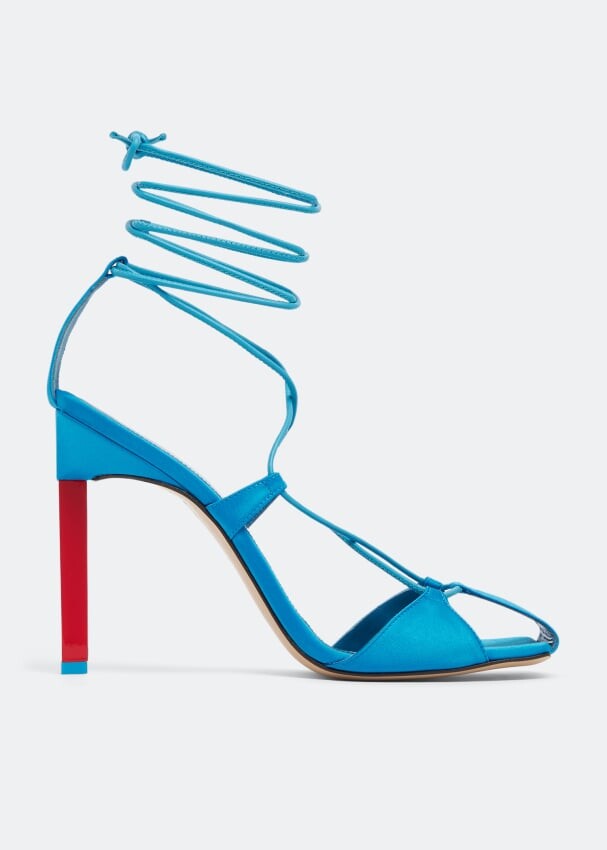

Сандалии THE ATTICO Adele sandals, синий