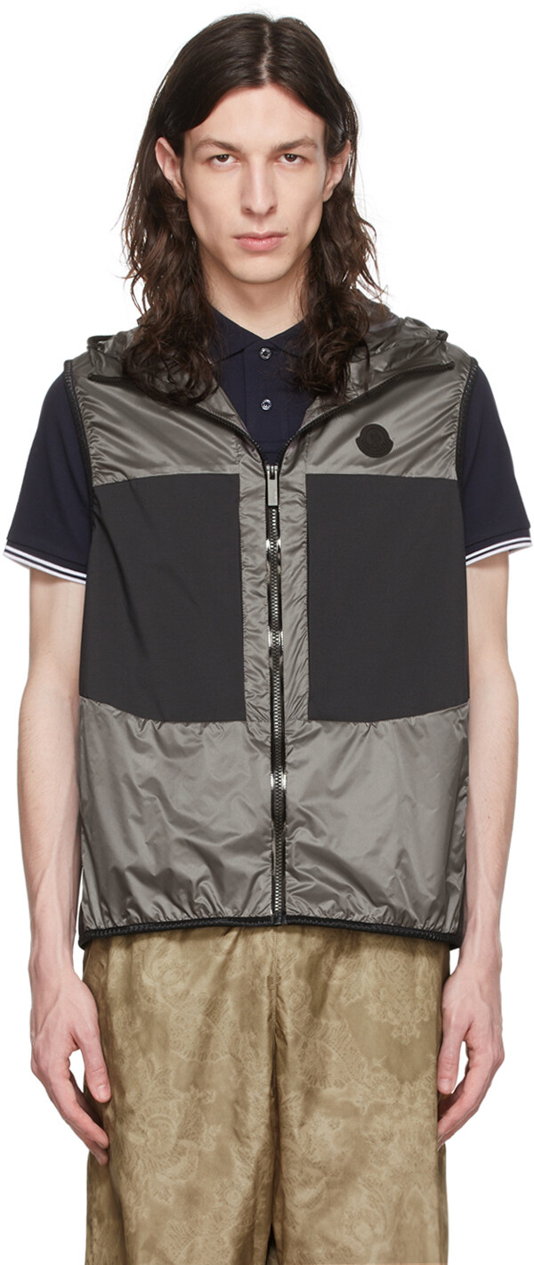 

Серый жилет Heizo Moncler