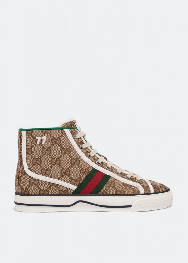 

Кроссовки GUCCI Tennis 1977 sneakers, принт