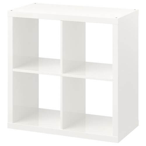 

Стеллаж Ikea Kallax 77х77 см, глянцевый белый