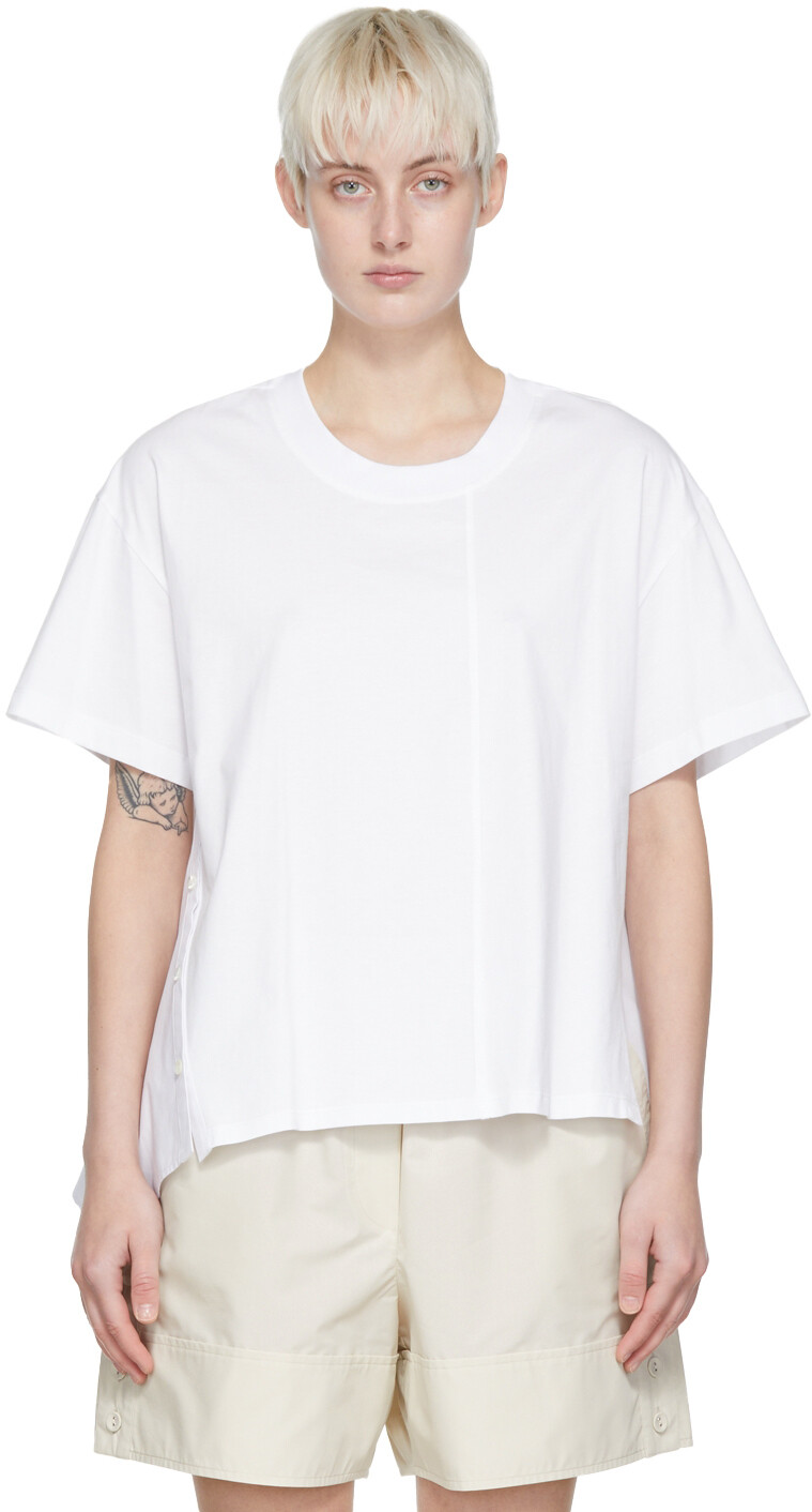 

Белая хлопковая футболка 3.1 Phillip Lim