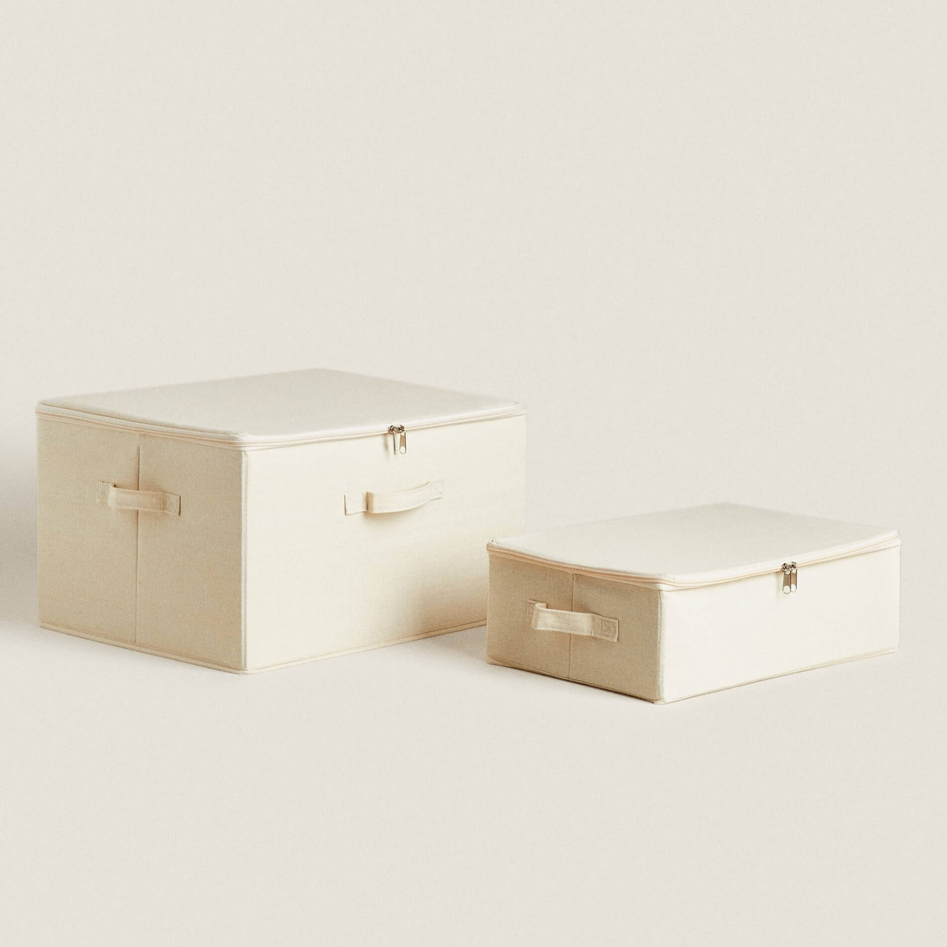 Складной короб с крышкой для хранения Zara Home короб для хранения 210х150х150 мм складной коричневый