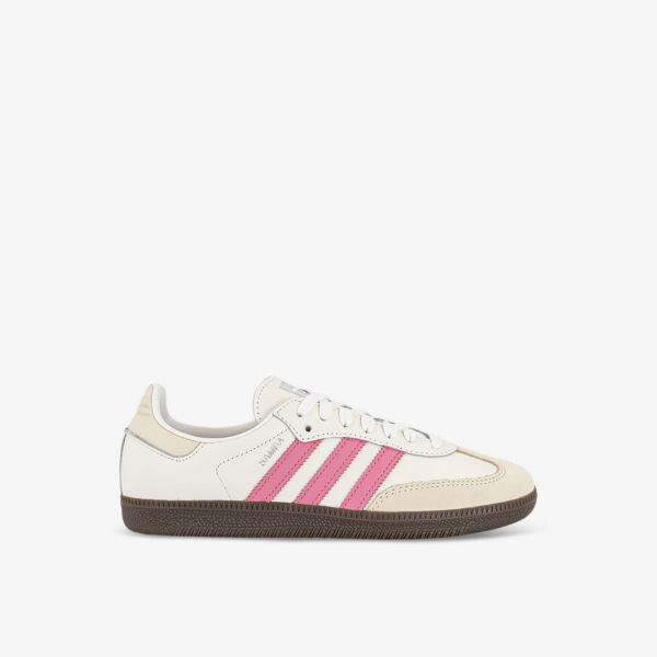 

Низкие кожаные кроссовки Samba og с логотипом Adidas, розовый