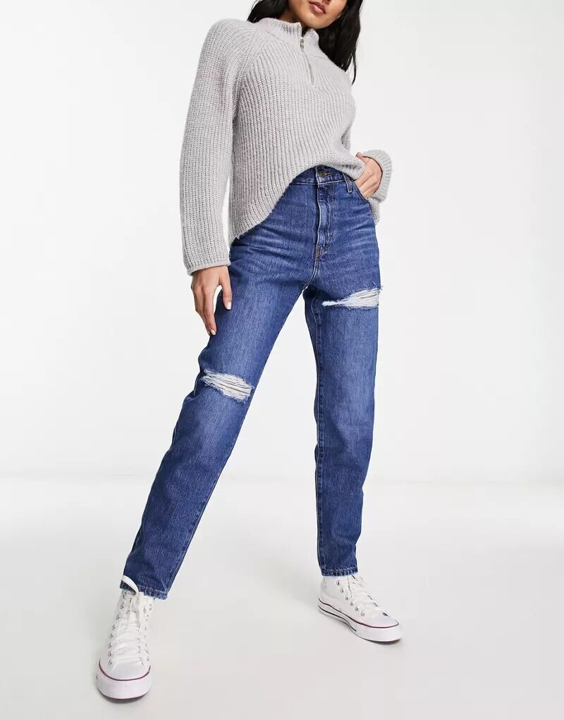 

Джинсы Levi's с завышенной талией и рваными краями