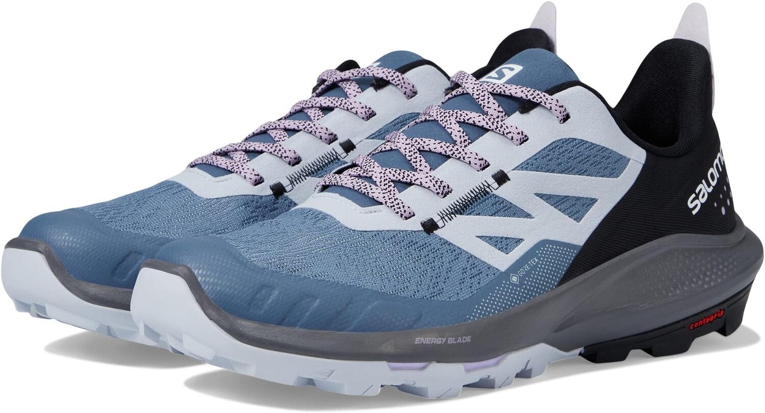 Походная обувь Outpulse GTX Salomon, цвет China Blue Arctic Ice Orchid Bloom