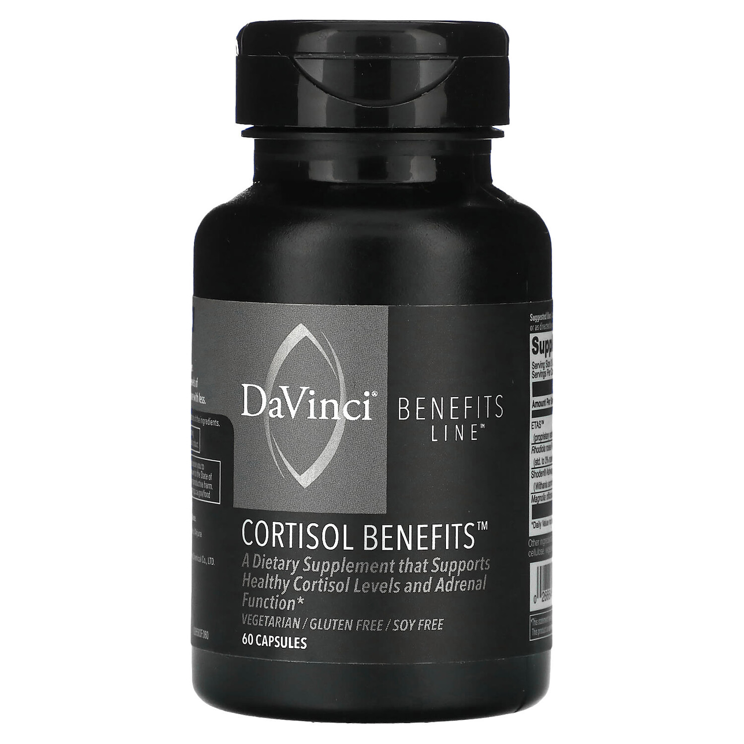 

Benefits Line, преимущества кортизола, 60 капсул, DaVinci Laboratories of Vermont