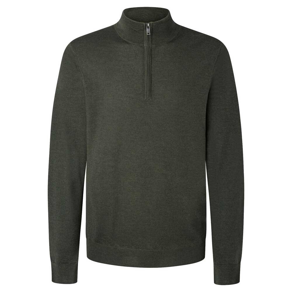 

Свитер Hackett Merino Half Zip, зеленый