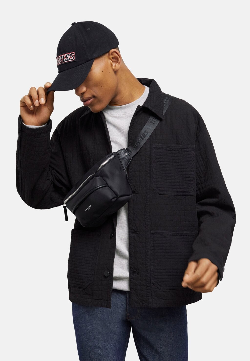 

Сумка на пояс The Kooples, черный