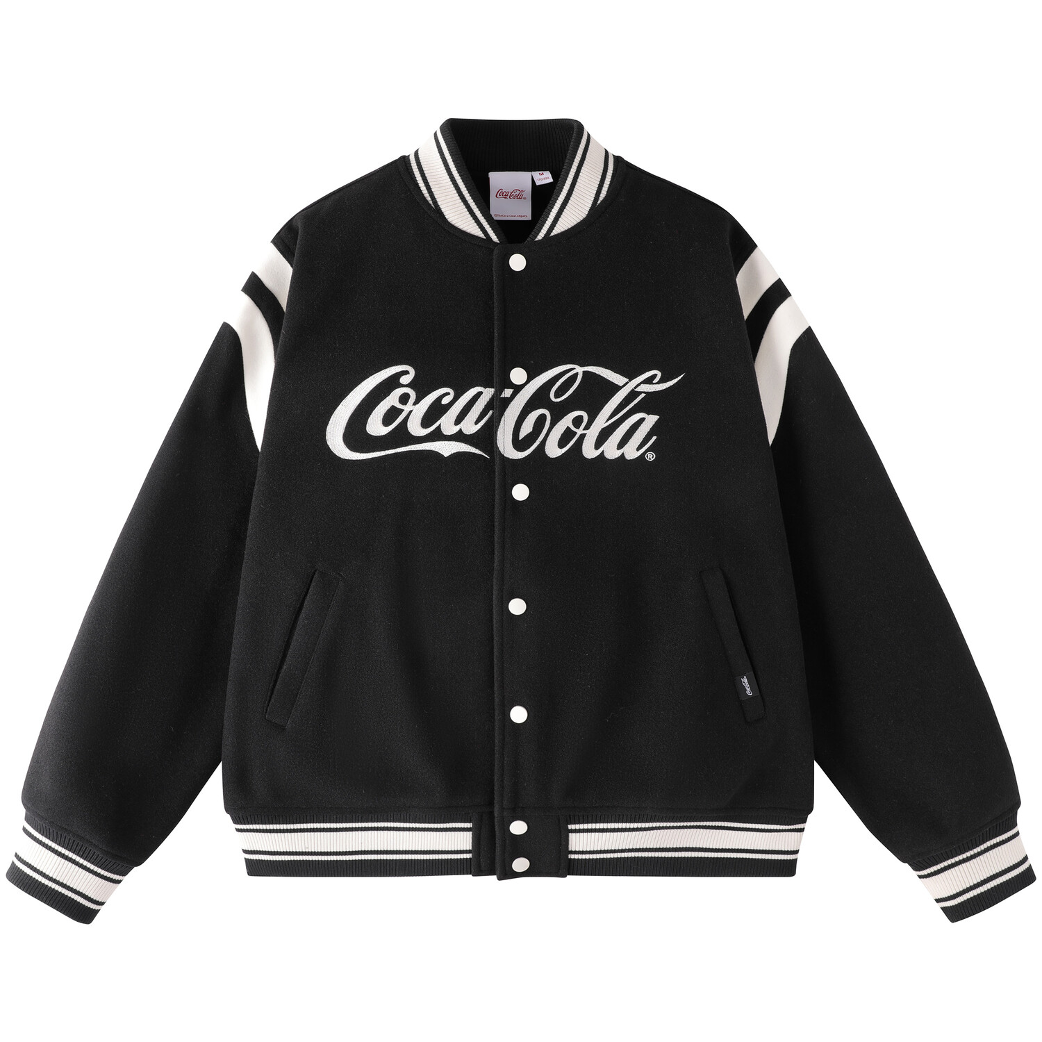 

Бейсбольная куртка унисекс Coca-Cola, Черный (с хлопком)