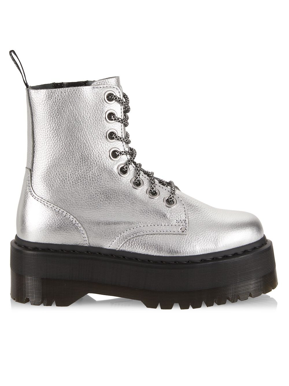 

Армейские ботинки на платформе Jadon Max Dr. Martens, серебряный