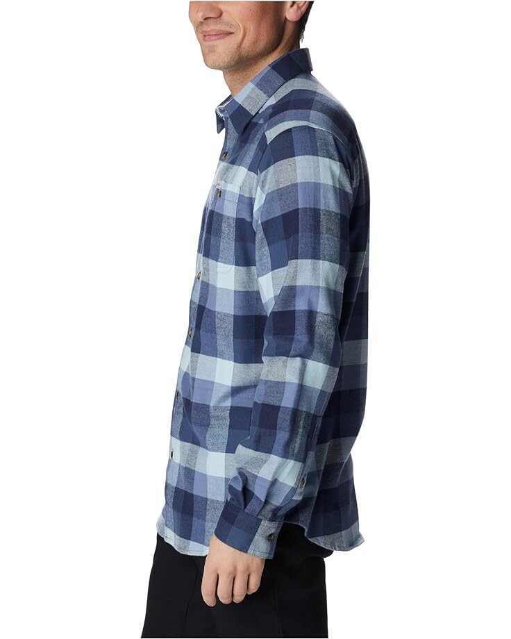 

Рубашка Columbia Cornell Woods Flannel Long Sleeve Shirt, цвет Dark Mountain Buffalo Check