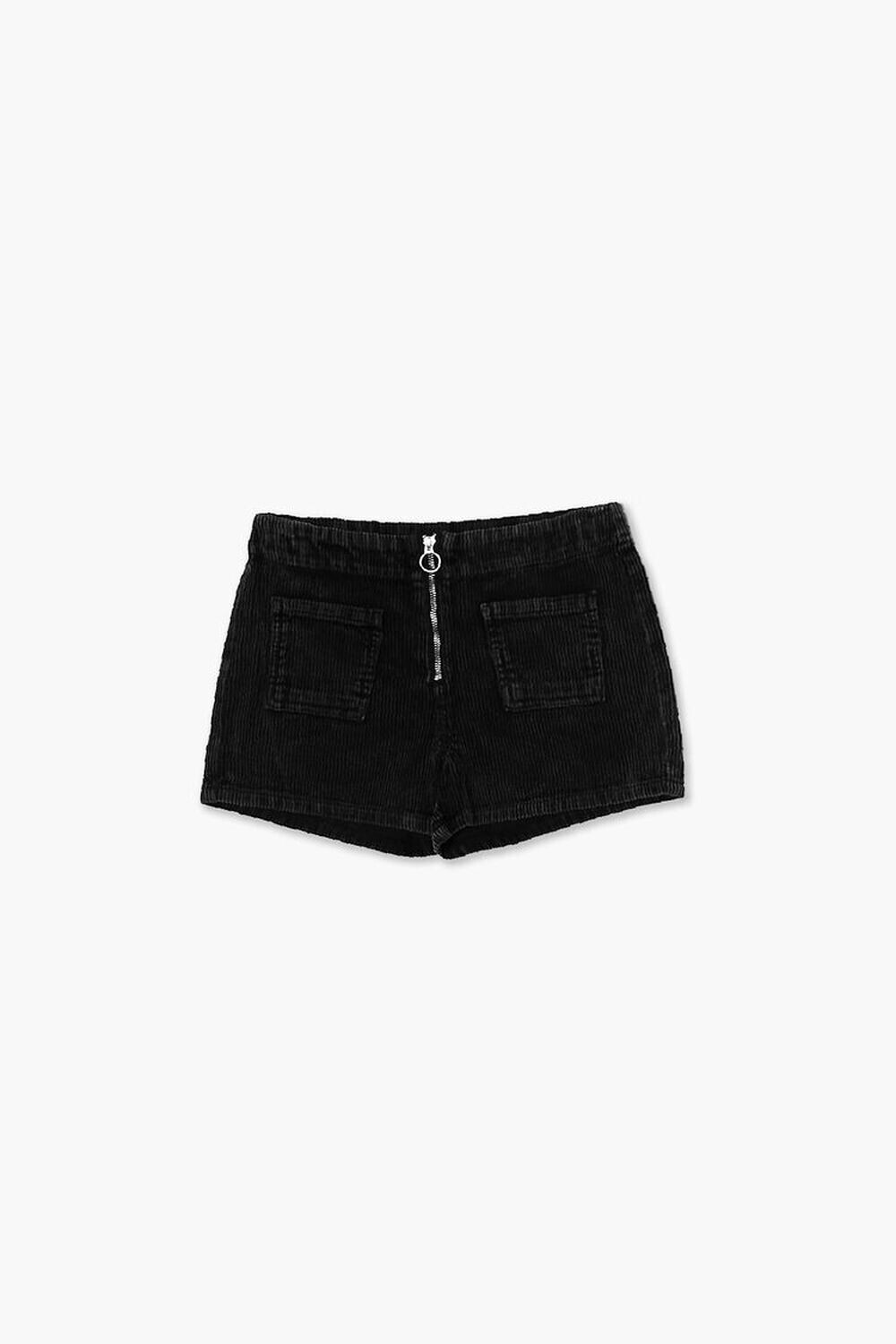 

Джинсовые шорты с кольцами для девочек Forever 21, черный